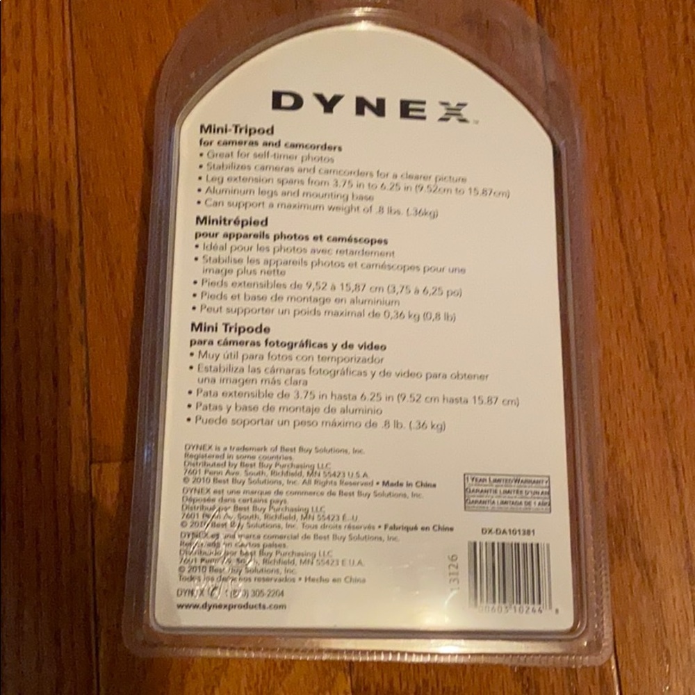 DYNEX MINI TRIPOD - Picture 2 of 2